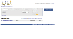 Desktop Screenshot of jobs.linuxquestions.org